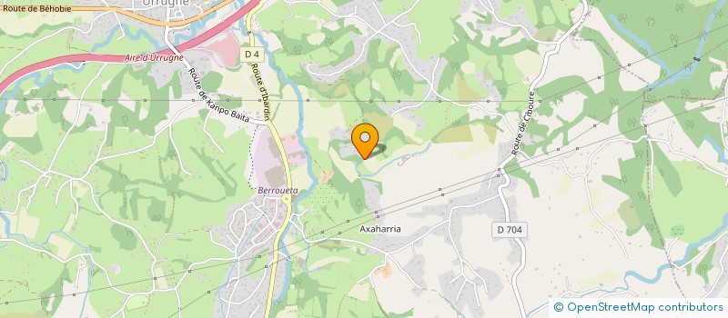 localisation de l'entreprise SCI HARISPEAN  URRUGNE