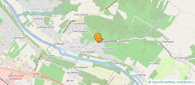 localisation de l'entreprise SCI HARITZ  SAINT-BRICE