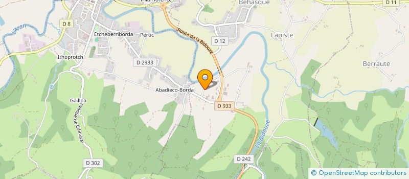 localisation de l'entreprise SCI HARITZ HANDI  BEHASQUE-LAPISTE