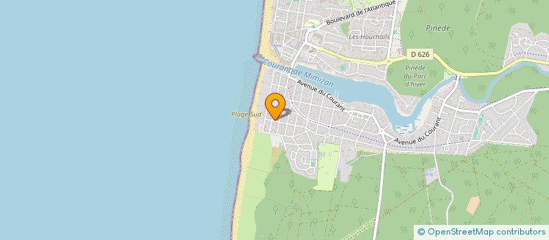 localisation de l'entreprise SCI HARITZA  MIMIZAN