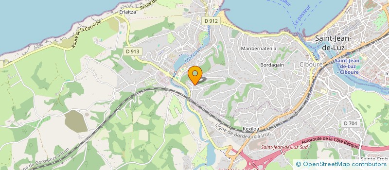 localisation de l'entreprise SCI HARITZAK  CIBOURE