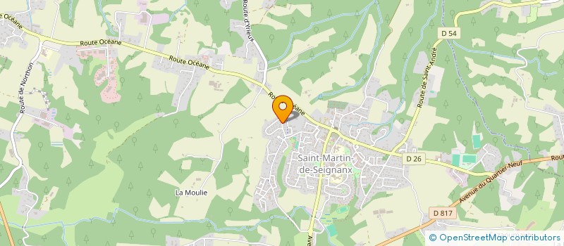 localisation de l'entreprise SCI HARITZONA  SAINT-MARTIN-DE-SEIGNANX