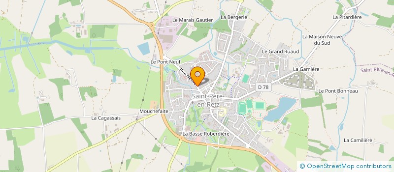 localisation de l'entreprise SCI HARLAN  SAINT-PERE-EN-RETZ