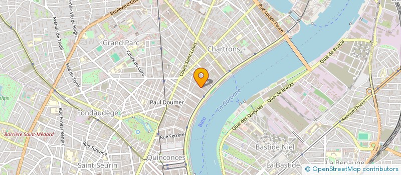 localisation de l'entreprise SCI HARLEM  BORDEAUX