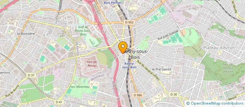 localisation de l'entreprise SCI HARLEM à ROSNY-SOUS-BOIS