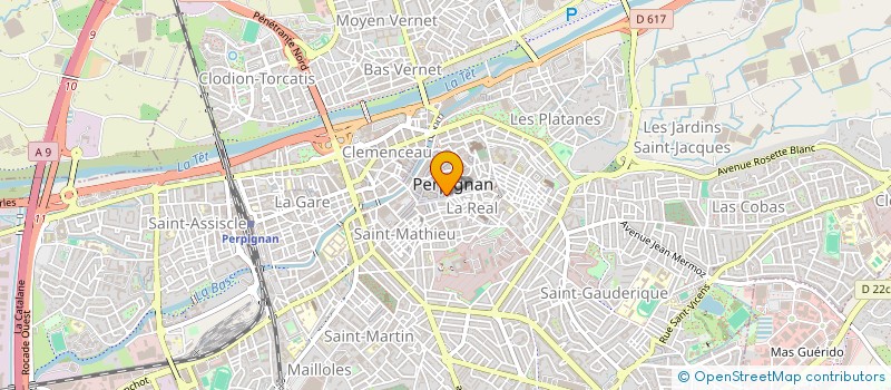 localisation de l'entreprise SCI HARLEM à PERPIGNAN
