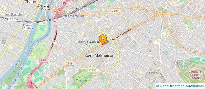 localisation de l'entreprise SCI HARLEY à RUEIL-MALMAISON