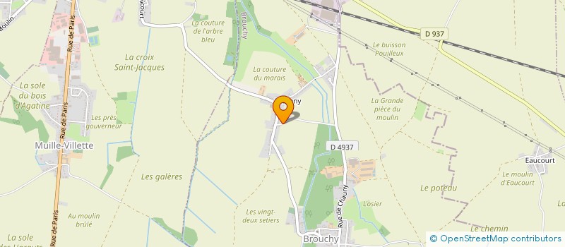 localisation de l'entreprise SCI HARLY 106  ROUPY