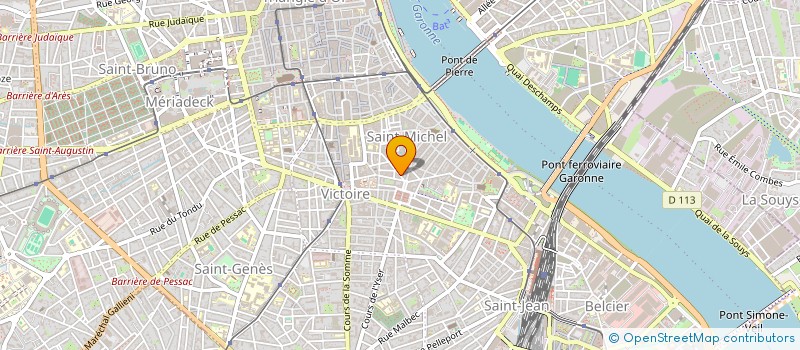 localisation de l'entreprise SCI HARMATTAN PATRIMOINES CONSEIL  BORDEAUX