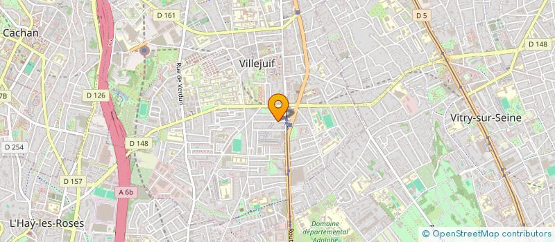 localisation de l'entreprise SCI HARMONIE 140 à VILLEJUIF