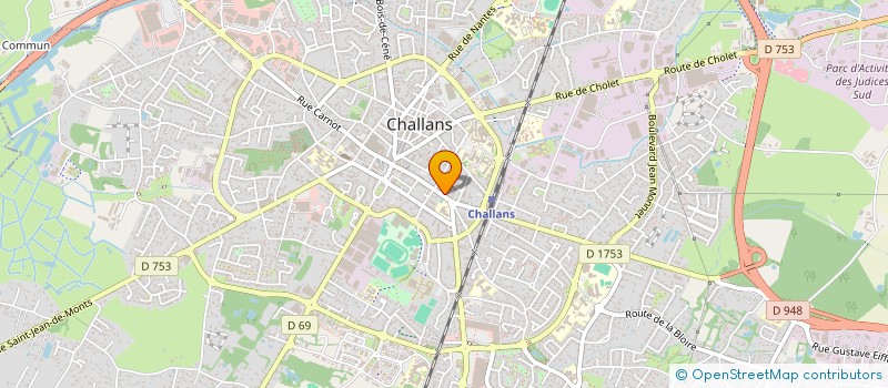 localisation de l'entreprise SCI HARMONIE à CHALLANS