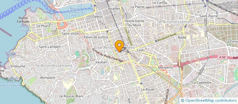 localisation de l'entreprise SCI HARMONIE à MARSEILLE