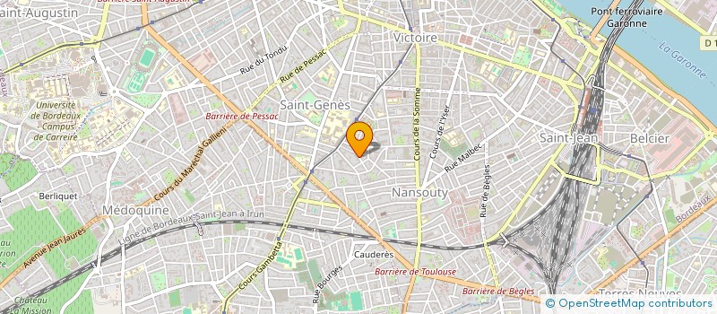 localisation de l'entreprise SCI HARMONIE à BORDEAUX