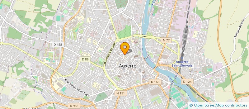 localisation de l'entreprise SCI HARMONIE à AUXERRE