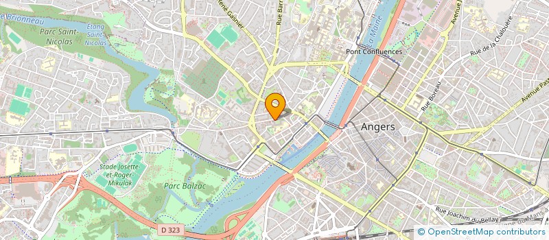 localisation de l'entreprise SCI HARMONIE 37 à ANGERS