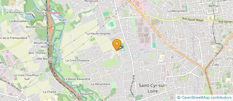 localisation de l'entreprise SCI HARMONIE à SAINT-CYR-SUR-LOIRE