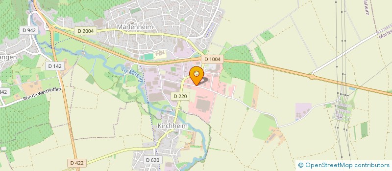 localisation de l'entreprise SCI HARMONIE  MARLENHEIM