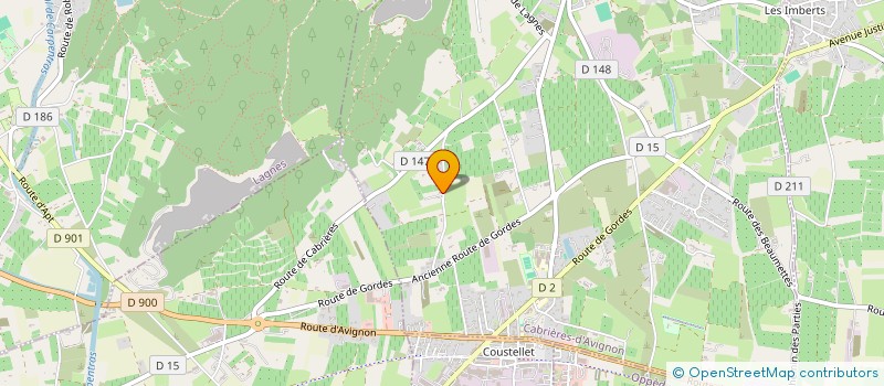 localisation de l'entreprise SCI HARMONIE  CABRIERES D'AVIGNON