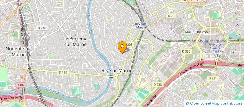 localisation de l'entreprise SCI HARMONIE  BRY SUR MARNE