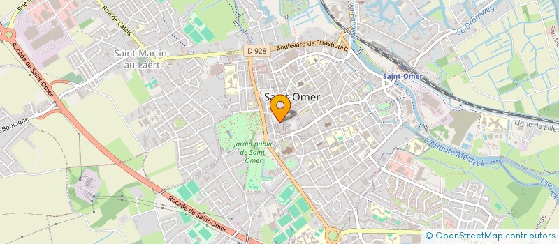 localisation de l'entreprise SCI HARMONIE  SAINT-OMER