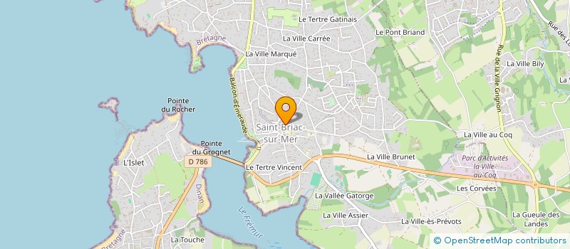 localisation de l'entreprise SCI HARMONIE  SAINT-BRIAC-SUR-MER