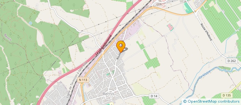 localisation de l'entreprise SCI HARMONIE  BERNIS