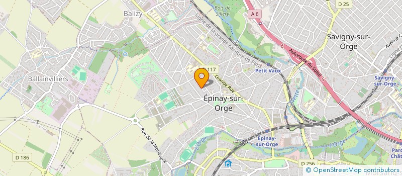 localisation de l'entreprise SCI HARMONIE  EPINAY-SUR-ORGE