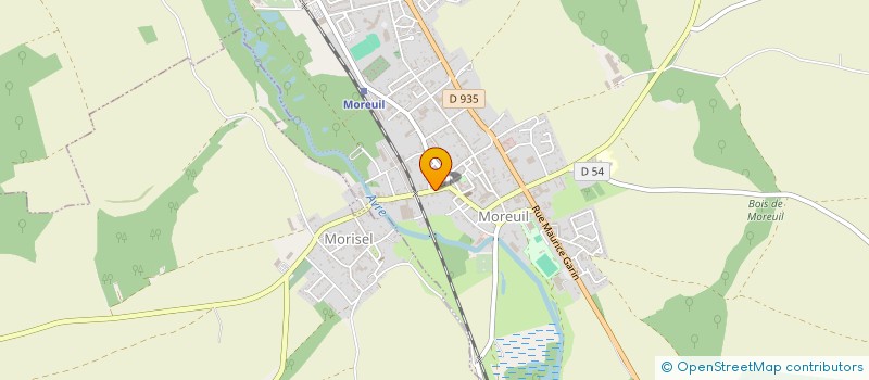 localisation de l'entreprise SCI HARMONIE à MOREUIL