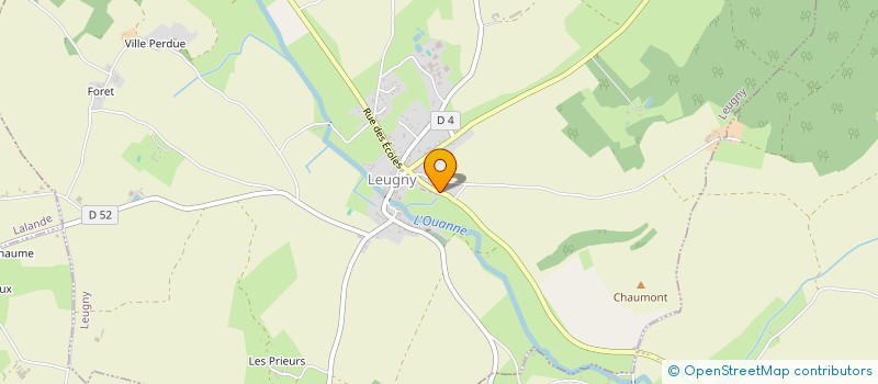 localisation de l'entreprise SCI HARMONIE  LEUGNY