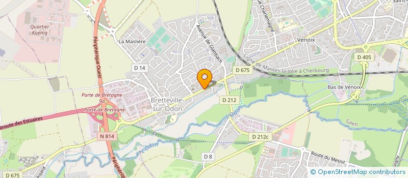 localisation de l'entreprise SCI HARMONIE 95 à CAEN