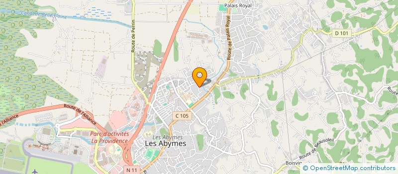 localisation de l'entreprise SCI HARMONIE à LES ABYMES