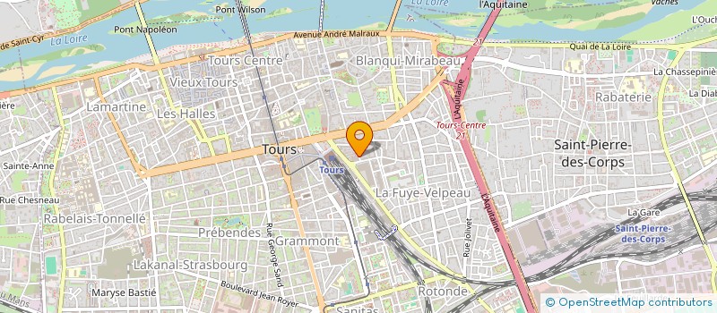 localisation de l'entreprise SCI HARMONIE BLID  TOURS