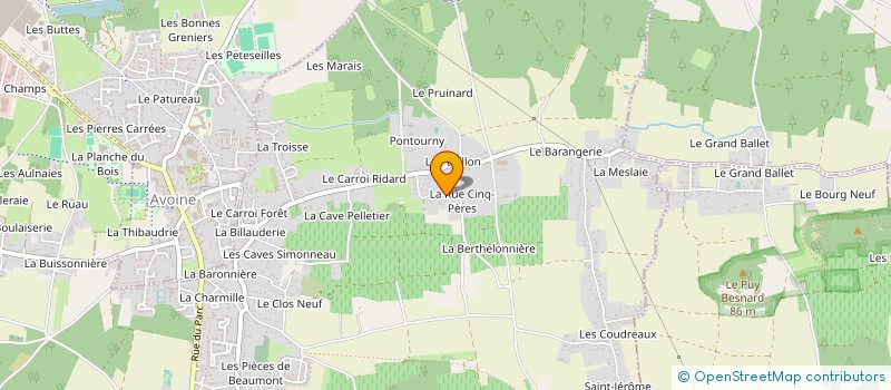 localisation de l'entreprise SCI HARMONIE DU BOIS BOUQUIN  BEAUMONT-EN-VERON