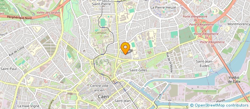 localisation de l'entreprise SCI HARMONIE ORTHOPHONIE à CAEN