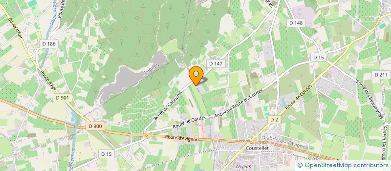 localisation de l'entreprise SCI HARMONISATION  CABRIERES-D'AVIGNON