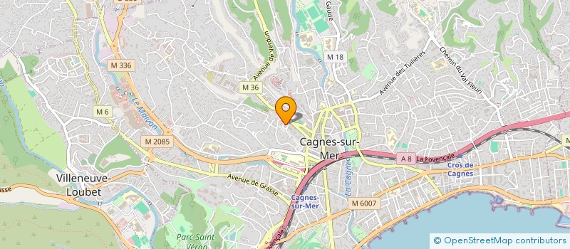 localisation de l'entreprise SCI HARMONY  CAGNES SUR MER