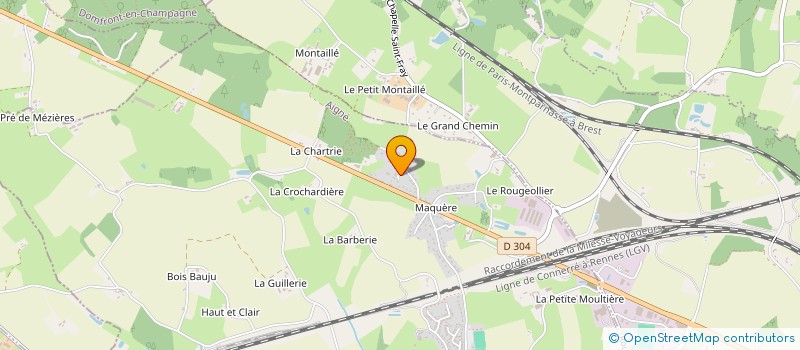 localisation de l'entreprise SCI HARMONY  LA BAZOGE