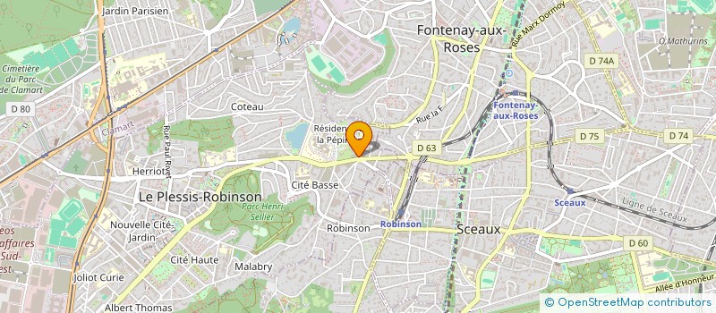 localisation de l'entreprise SCI HARMONY à LE PLESSIS-ROBINSON