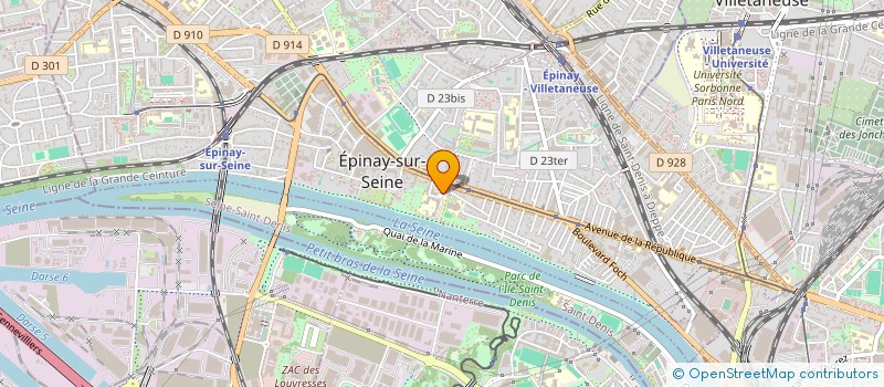 localisation de l'entreprise SCI HARMONY à EPINAY-SUR-SEINE