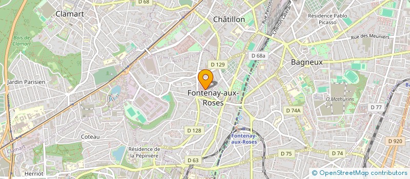 localisation de l'entreprise SCI HARMONY à FONTENAY-AUX-ROSES