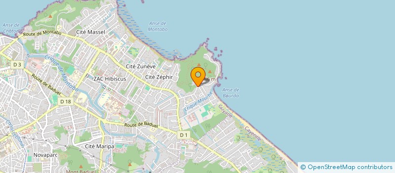 localisation de l'entreprise SCI HARMONY  CAYENNE