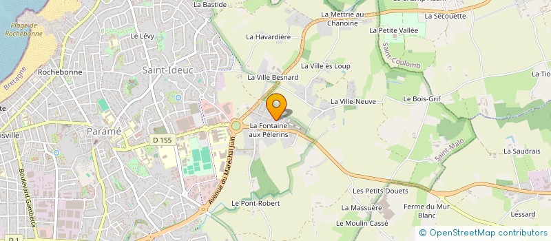 localisation de l'entreprise SCI HARMONY PLEYEL  SAINT-MALO