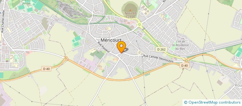 localisation de l'entreprise SCI HARNES IMMO BUSINESS  MERICOURT