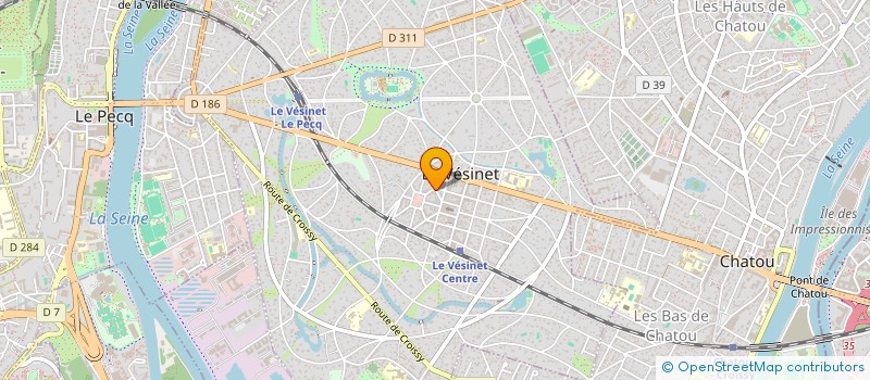 localisation de l'entreprise SCI HAROLD 2  LE VESINET