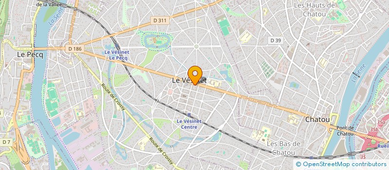 localisation de l'entreprise SCI HAROLD 2  LE VESINET