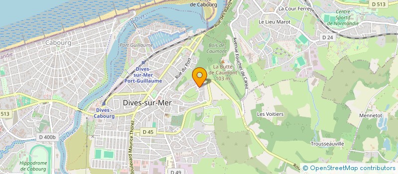 localisation de l'entreprise SCI HAROLD à DIVES-SUR-MER