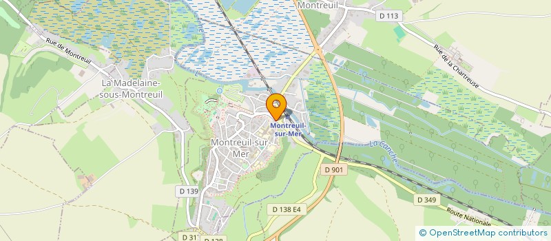 localisation de l'entreprise SCI HAROLL  LA CALOTTERIE