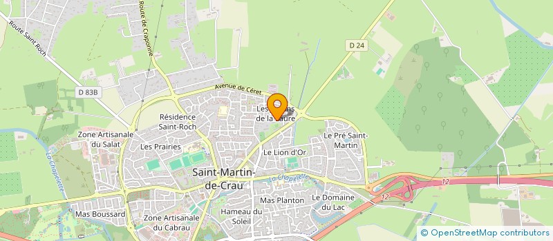 localisation de l'entreprise SCI HAROUN à SAINT MARTIN DE CRAU