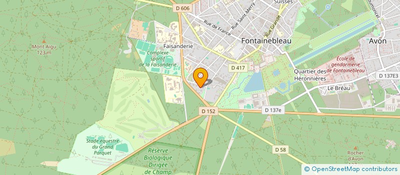 localisation de l'entreprise SCI HAROUN  FONTAINEBLEAU