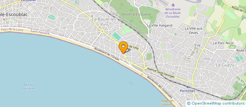 localisation de l'entreprise SCI HAROUYS  LA BAULE-ESCOUBLAC